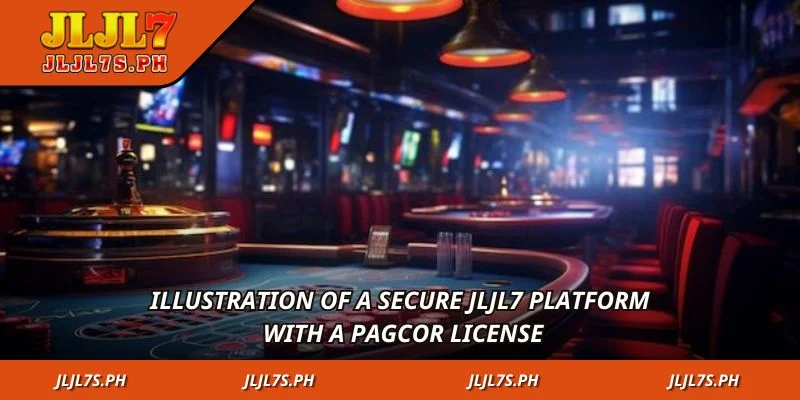 Illustration of a secure jLjL7 platform with a PAGCOR license