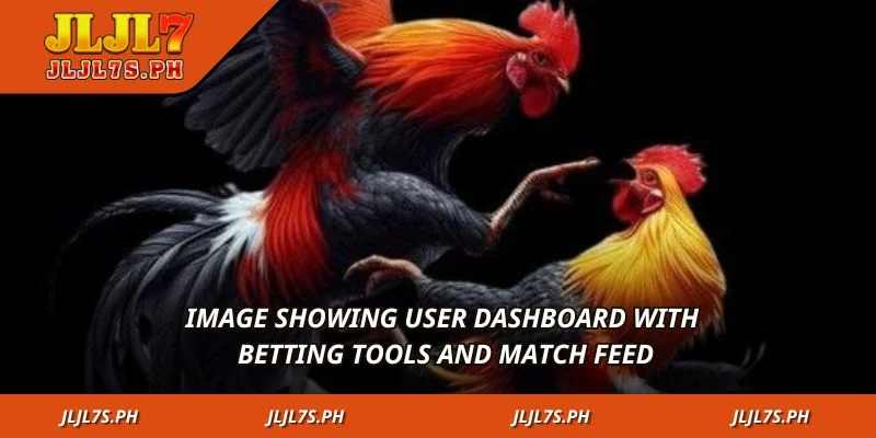 Image showing official rules for online cockfighting displayed on screen